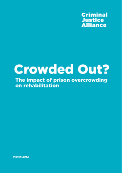 Crowded out? The impact of prison