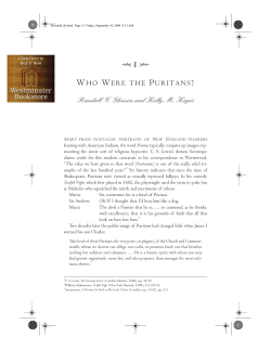 Who Were the Puritans?