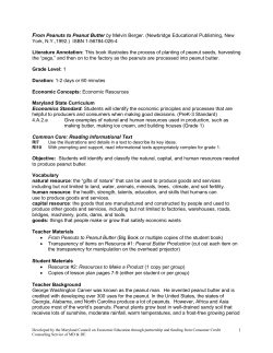 From Peanuts to Peanut Butter by Melvin Berger. (Newbridge