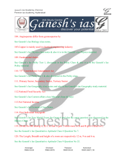 104. Angiosperms differ from gymnosperms by See Ganesh`s Ias
