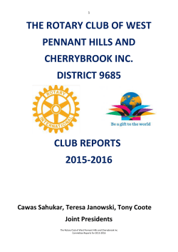 Link - Rotary Club of West Pennant Hills and Cherrybrook