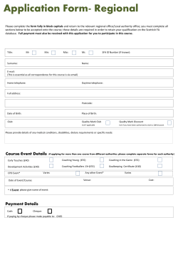 Application Form