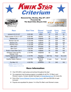Event Flyer - USA Cycling
