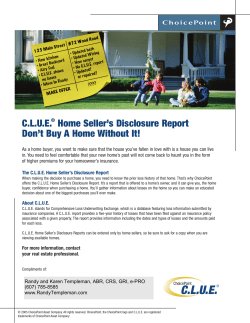 CLUE for Buyers - America`s #1 Choice Realty, LLC