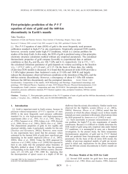 First-principles prediction of the PVT equation of state of gold