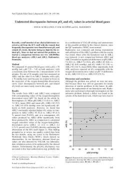 Undetected discrepancies between pO2 and sO2 values in