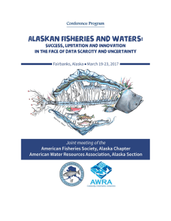 Conference Program - American Fisheries Society &mdash;