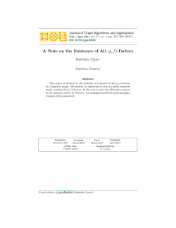 A Note on the Existence of All (g,f)