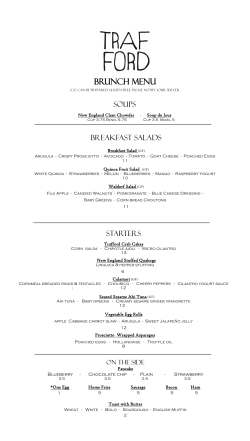 brunch menu