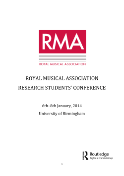 Full programme and conference brochure