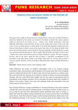 perspectives on death theme in the poetry of