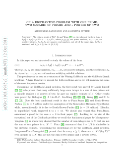On a Diophantine problem with one prime, two squares of primes