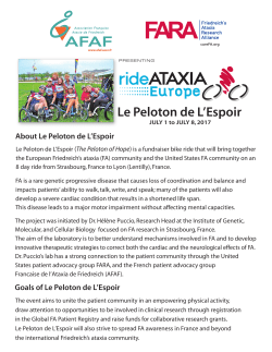 here - Friedreich`s Ataxia Research Alliance