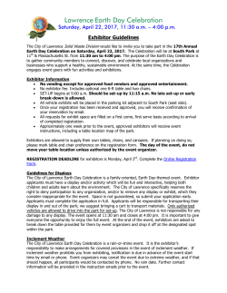 Lawrence Earth Day Celebration