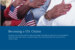 Becoming a US Citizen