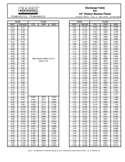 PB42-D-T - 42 inch Palmer-Bowlus discharge table - 3-20-00