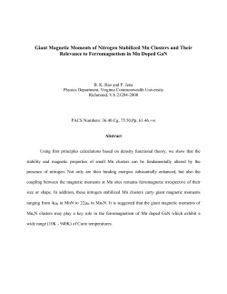 Giant Magnetic Moments of Nitrogen Stabilized Mn Clusters and
