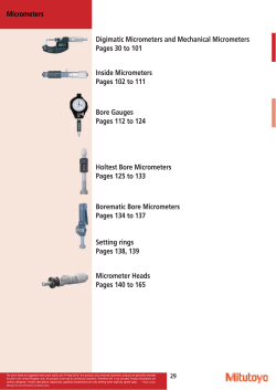 Digimatic Micrometer