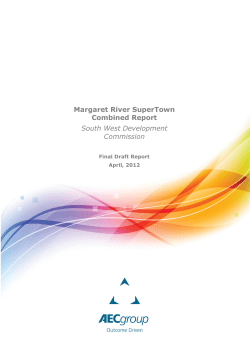 Margaret River Economic Development Plan