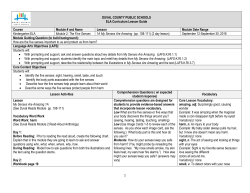 Kindergarten module 2 CGs with writing