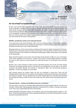 An &ldquo;act of God&rdquo; - UN