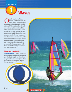 O: Chapter 1: Waves - Jenkins Independent Schools