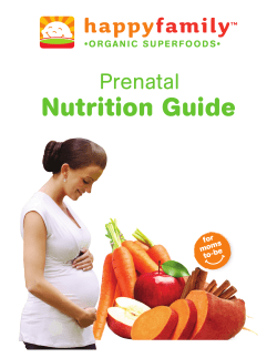 Nutrition Guide - Happy Family Brands