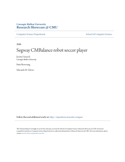 Segway CMBalance robot soccer player
