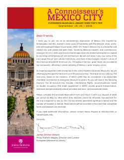 Newsletter 3 - JHU Museums