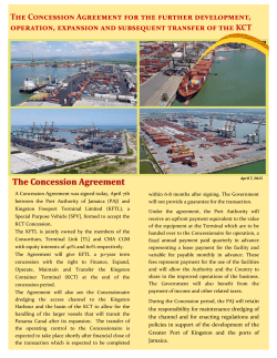 Concession Agreement - Newsletter