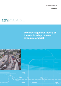 Towards a general theory of the relationship between exposure and