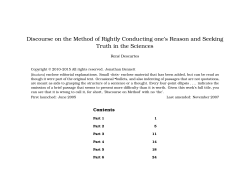 Discourse on the Method