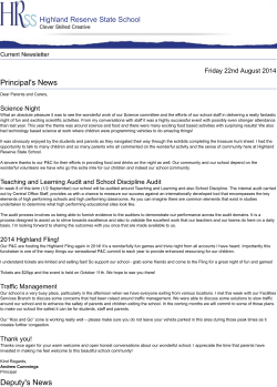 newsletter-22-8-14 - Highland Reserve State School