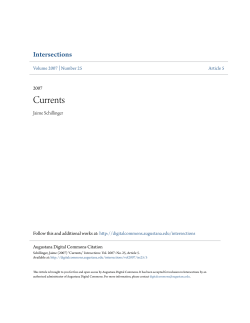 Currents - Augustana Digital Commons
