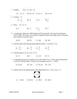 practice test #1