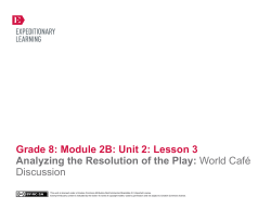 Grade 8: Module 2B: Unit 2