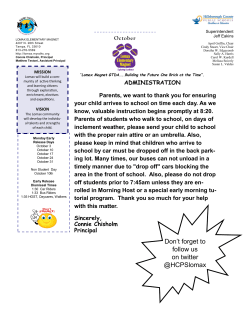 Don`t forget to follow us on twitter @HCPSlomax