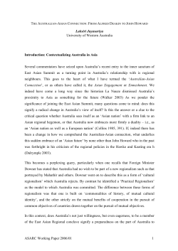 From Alfred Deakin to John Howard