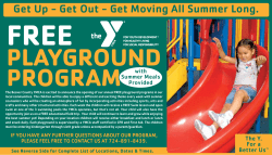 Get Up - Get Out - Get Moving All Summer Long.