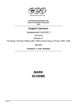 9297.01 AL121 GCE English Literature AS 2 MS Summer 2015.indd