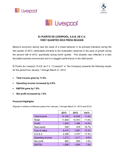 Press Release 1Q 2013