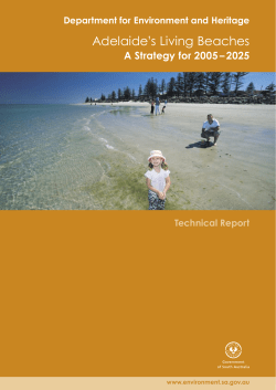 Adelaide`s Living Beaches Technical Report