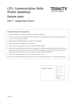 LTCL Communication Skills