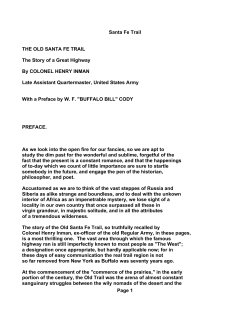 Santa Fe Trail - Manuel Lisa Party