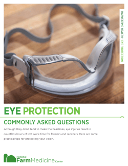 eye protection - Marshfield Clinic