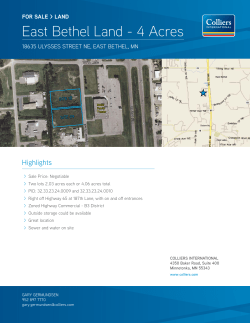 FPO East Bethel Land