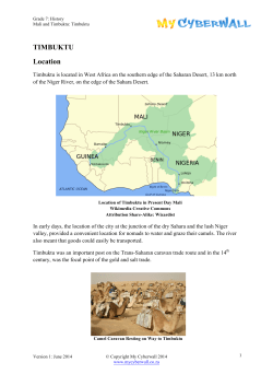TIMBUKTU Location