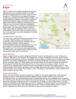 Eagar is located at the midpoint between Phoenix and Albuquerque