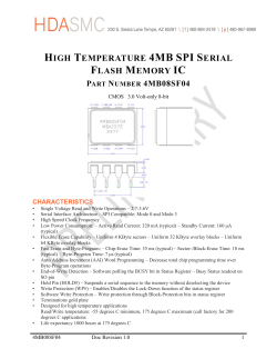 high temperature 4mb spi s erial flash memory ic