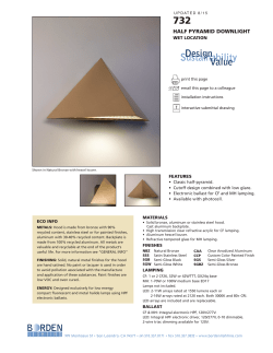 HALF pYRAMId dOwNLIGHT
